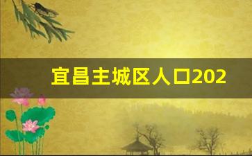 宜昌主城区人口2020总人数多少_恩施州人口总数2023年