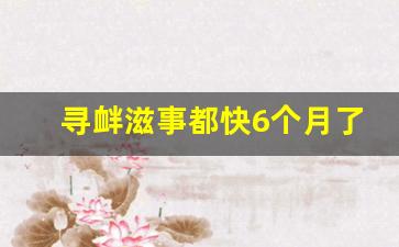 寻衅滋事都快6个月了怎么还没判_寻衅滋事2023年新规定