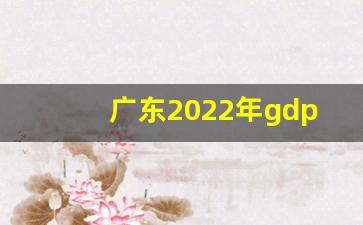 广东2022年gdp总量_2023全国城市GDP排行