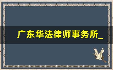 广东华法律师事务所_三水最好的律师事务所