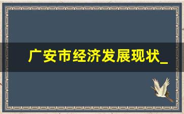 广安市经济发展现状_广安区县2023年GDP