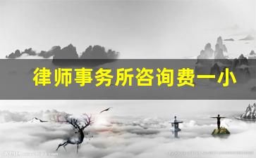 律师事务所咨询费一小时多少钱_律师服务费一般多少钱