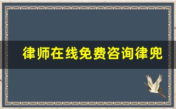 律师在线免费咨询律兜_律兜律师端下载官网