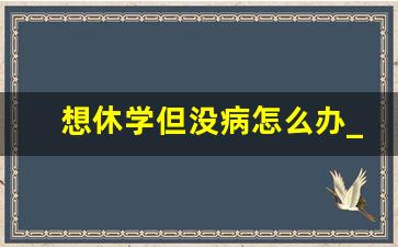 想休学但没病怎么办_没病可以申请休学吗