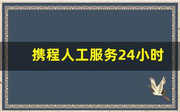 携程人工服务24小时