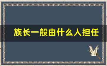 族长一般由什么人担任_族长相当于现在的什么职位