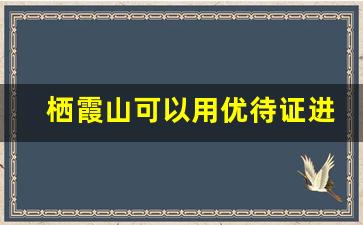 栖霞山可以用优待证进去吗