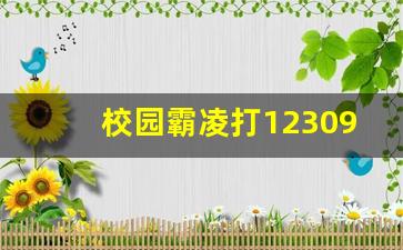 校园霸凌打12309可以吗_对付霸凌者最好的方法