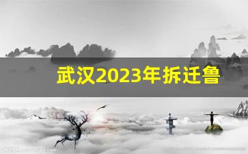 武汉2023年拆迁鲁磨路曹家湾_武汉181整体搬迁