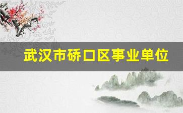 武汉市硚口区事业单位公开招聘面试_汉阳