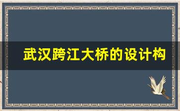 武汉跨江大桥的设计构想_武汉长江大桥结构