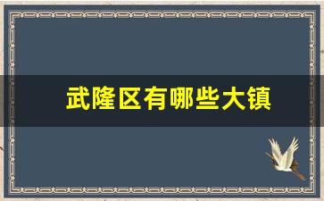 武隆区有哪些大镇