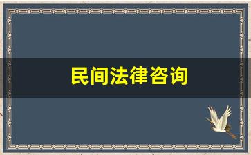 民间法律咨询