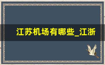 江苏机场有哪些_江浙沪机场分布图