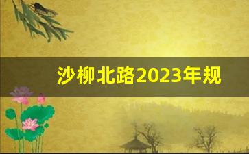 沙柳北路2023年规划图_沙柳北路东侧一期项目