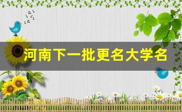 河南下一批更名大学名单_中原工学院更名公示