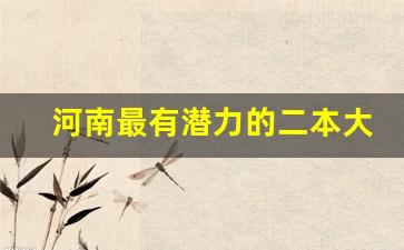 河南最有潜力的二本大学_河南下一批更名大学名单