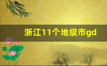 浙江11个地级市gdp排名_江苏十三太保GDP排名