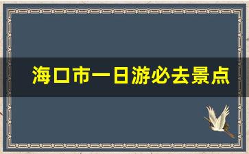 海口市一日游必去景点