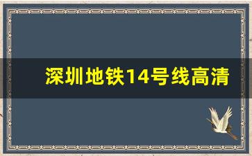 深圳地铁14号线高清图_深圳地铁14号线换乘站一览表