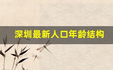 深圳最新人口年龄结构_深圳平均年龄2023