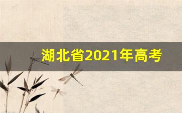 湖北省2021年高考人数