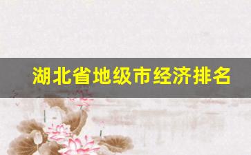 湖北省地级市经济排名表_湖北省城市gdp排行榜