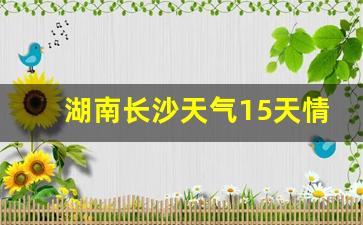 湖南长沙天气15天情况张家界_湖南天气预报15天准确一览表