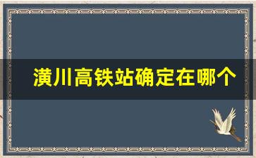 潢川高铁站确定在哪个位置