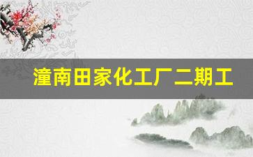 潼南田家化工厂二期工程_重庆潼南化工厂这边招聘