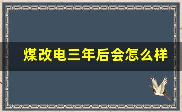 煤改电三年后会怎么样_天津市煤改电政策