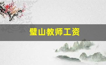 璧山教师工资