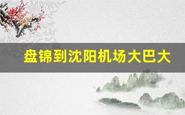 盘锦到沈阳机场大巴大约多少时间到_沈阳北站机场大巴时刻表