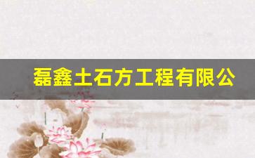 磊鑫土石方工程有限公司_广西磊鑫建设有限公司怎么样