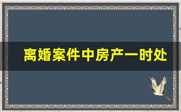 离婚案件中房产一时处理不了怎么办_离婚时没写房产地址有效吗