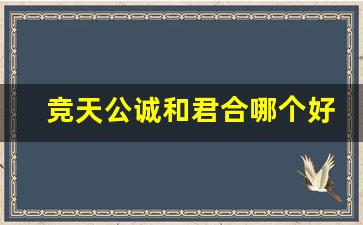 竞天公诚和君合哪个好_竞天公诚在红圈算好的吗