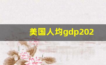 美国人均gdp2023_2030年日本人均GDP