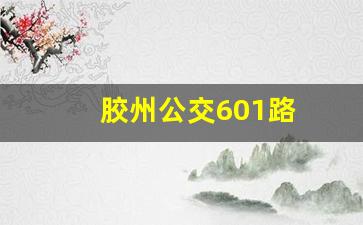 胶州公交601路