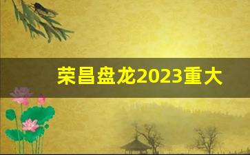 荣昌盘龙2023重大项目开工