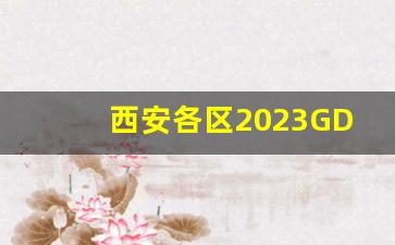 西安各区2023GDP目标_2023年陕西省各市GDP排行榜