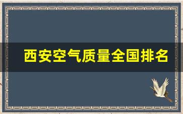 西安空气质量全国排名_2023年全国雾霾排行榜