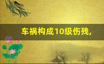 车祸构成10级伤残,全责要赔付多少_伤残鉴定十大技巧