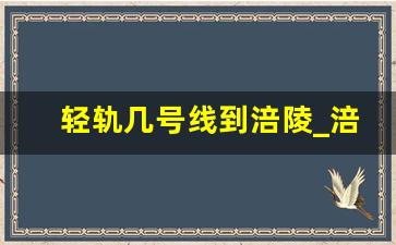 轻轨几号线到涪陵_涪陵城市规划图2025