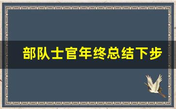 部队士官年终总结下步打算_部队士官履行职责方面总结