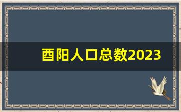 酉阳人口总数2023_重庆市38个区县人口排名表