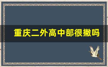 重庆二外高中部很撇吗_重庆二外初中部收费标准