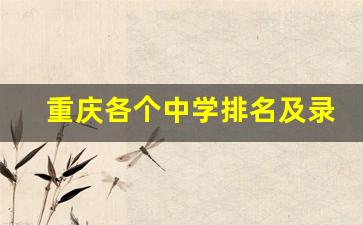 重庆各个中学排名及录取分数线_2023年重庆高中录取分数线