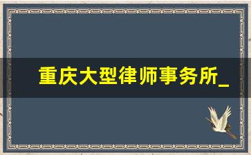 重庆大型律师事务所_重庆有名的律师事务所