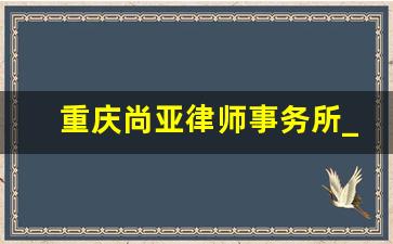 重庆尚亚律师事务所_重庆律师事务所前十名