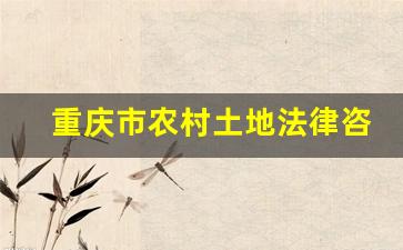 重庆市农村土地法律咨询律师_重庆市律师协会